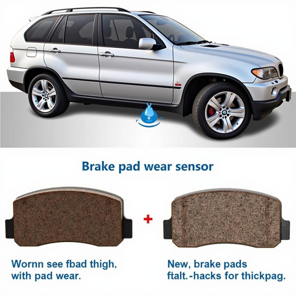 2003 BMW X5 Brake Pad Wear Sensor Location and Function