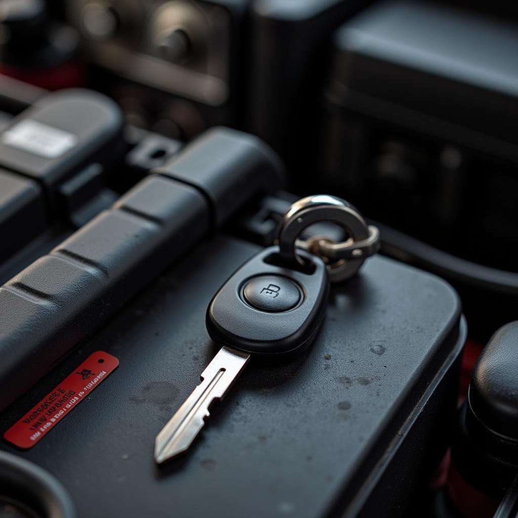 2004 Chevy 2500HD Ignition Key and Battery