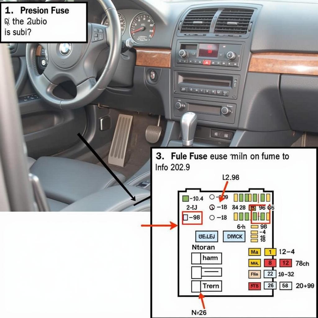 2006 BMW 325i Audio System Fuse Box Location and Diagram