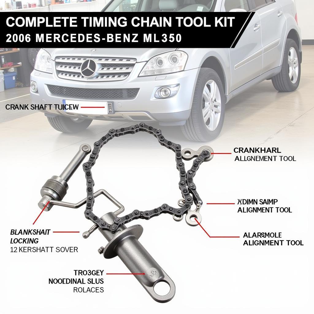 2006 Mercedes-Benz ML350 Timing Chain Tool Kit