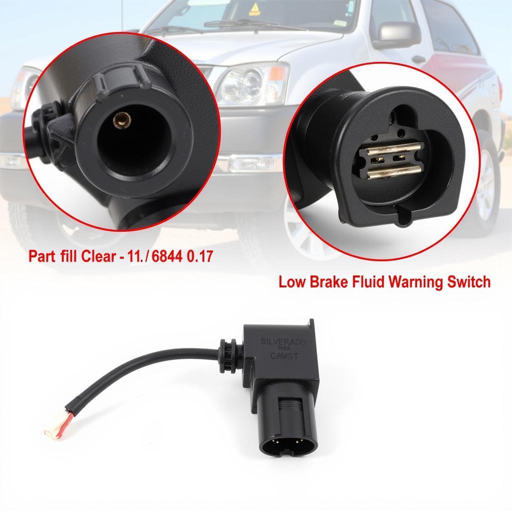 2006 Silverado Low Brake Fluid Warning Switch - New replacement part ready for installation