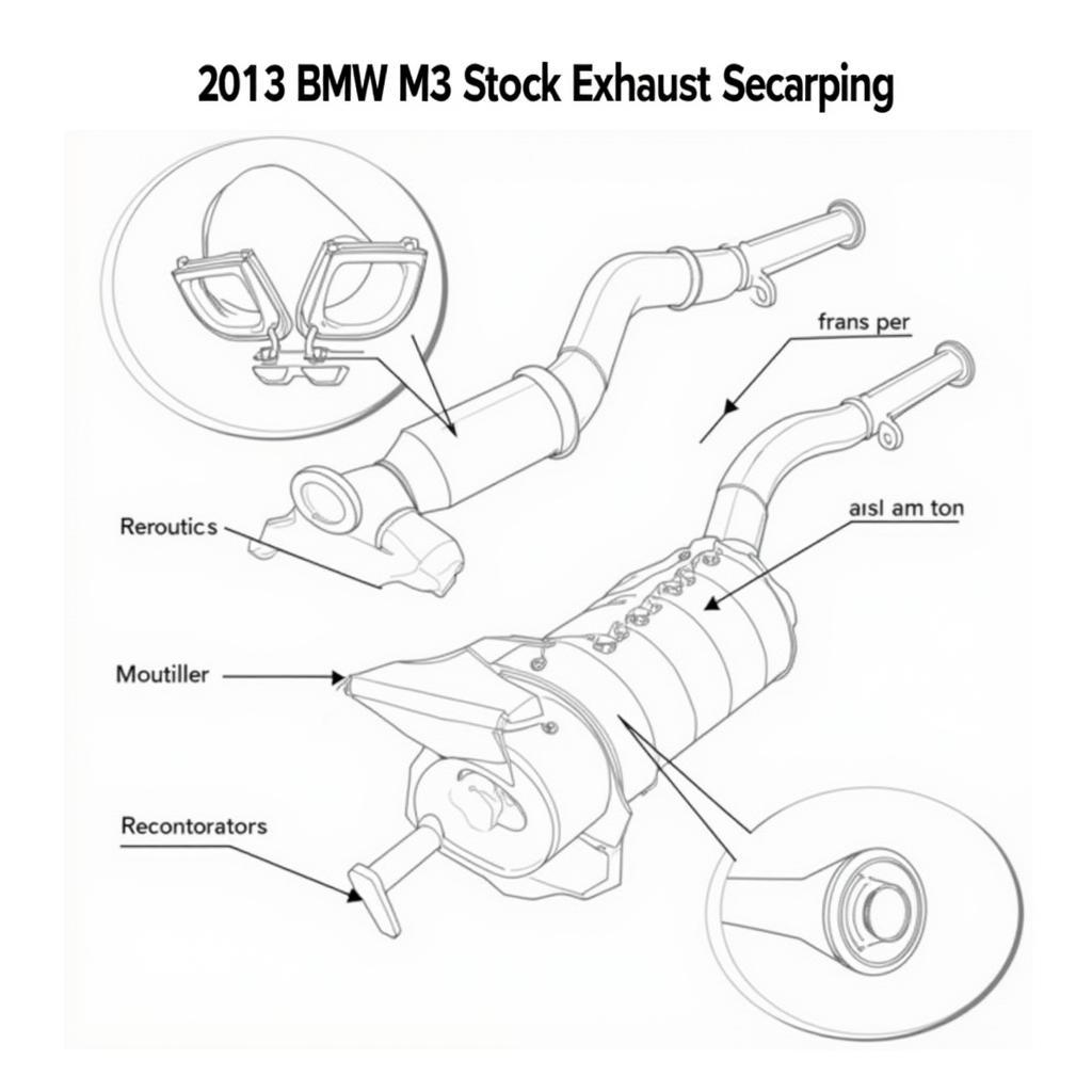 2013 BMW M3 Exhaust System Diagram