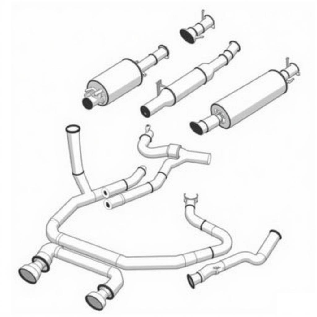 2013 BMW M5 Exhaust System Diagram