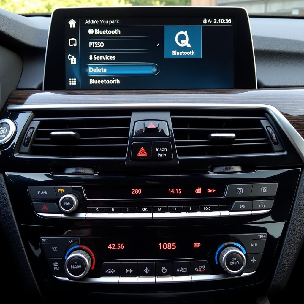 2013 BMW X3 Bluetooth Menu Navigation