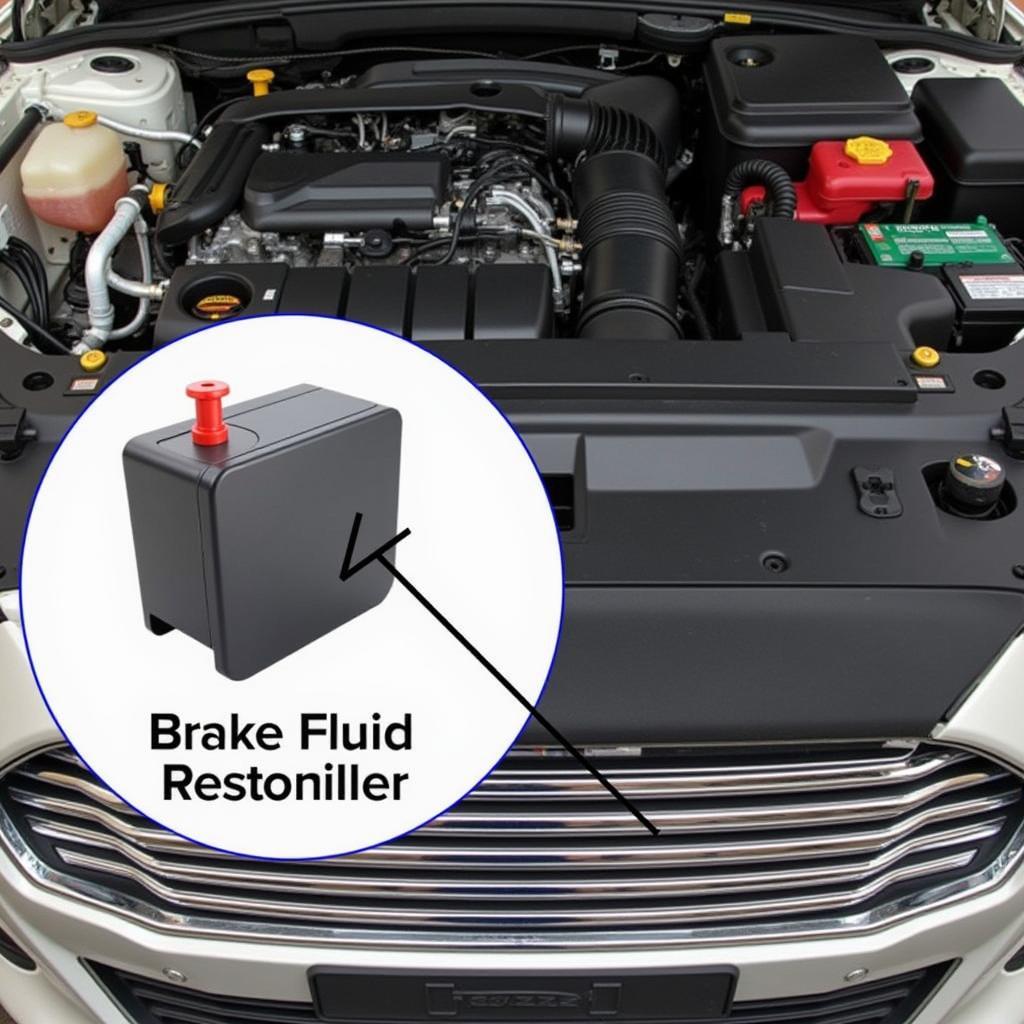 2013 Ford Fusion Brake Fluid Reservoir Location