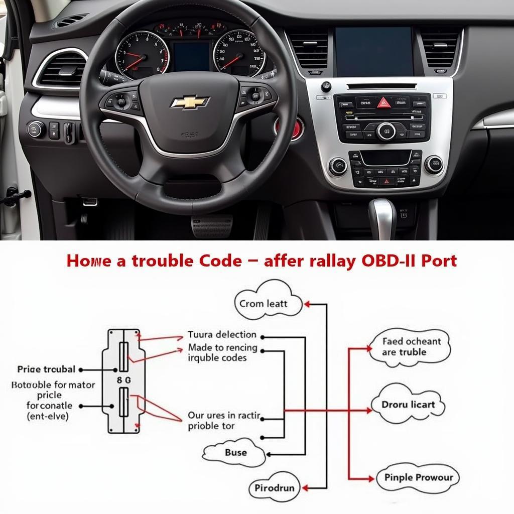 Connecting an OBD-II scanner to a 2014 Chevrolet Impala