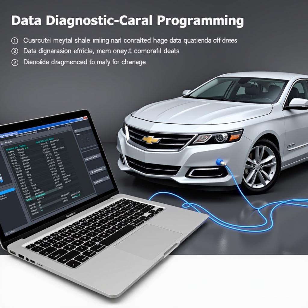 Remote diagnostics being performed on a 2014 Chevrolet Impala