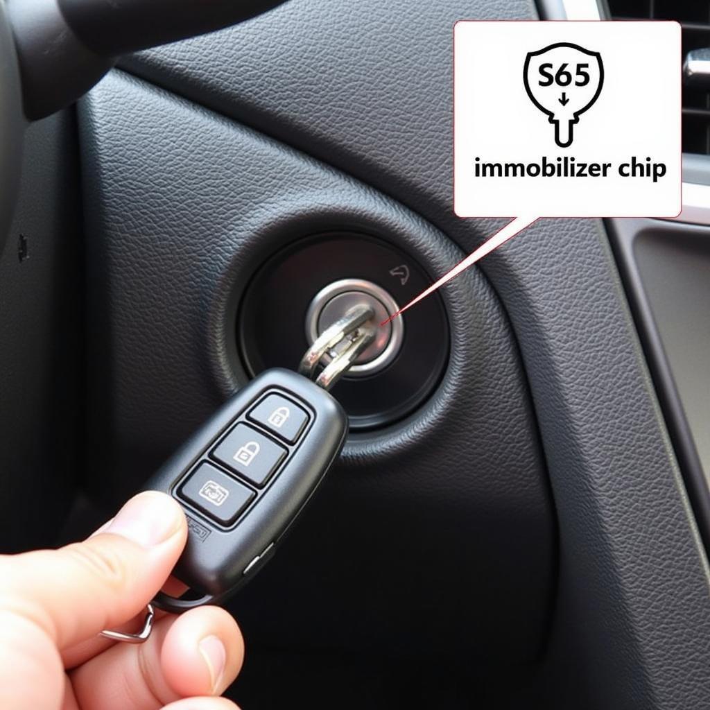 2016 Nissan Sentra SV Key with Immobilizer Chip