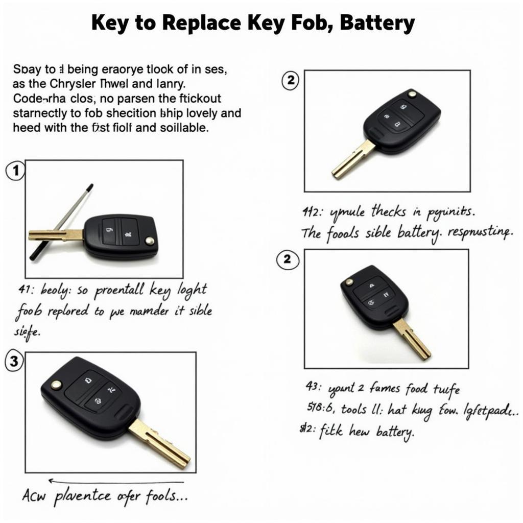 Replacing the Key Fob Battery in a 2016 Town and Country