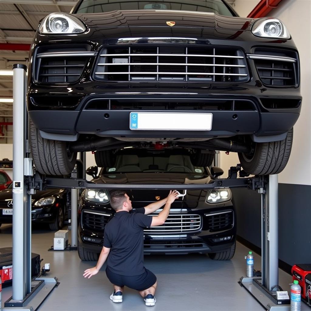 2019 Porsche Cayenne Oil Change Service