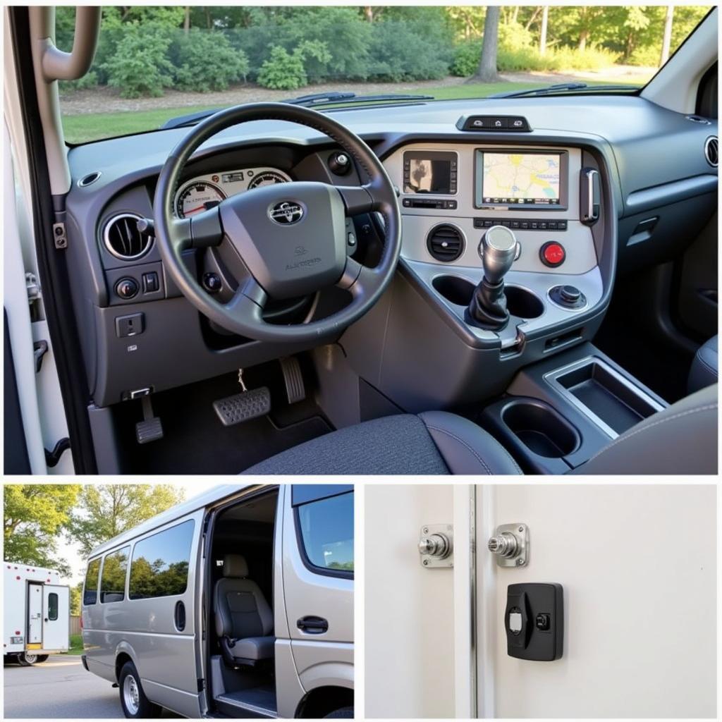 Aftermarket RV Security Enhancements: GPS Tracker, Steering Wheel Lock, and Security Camera