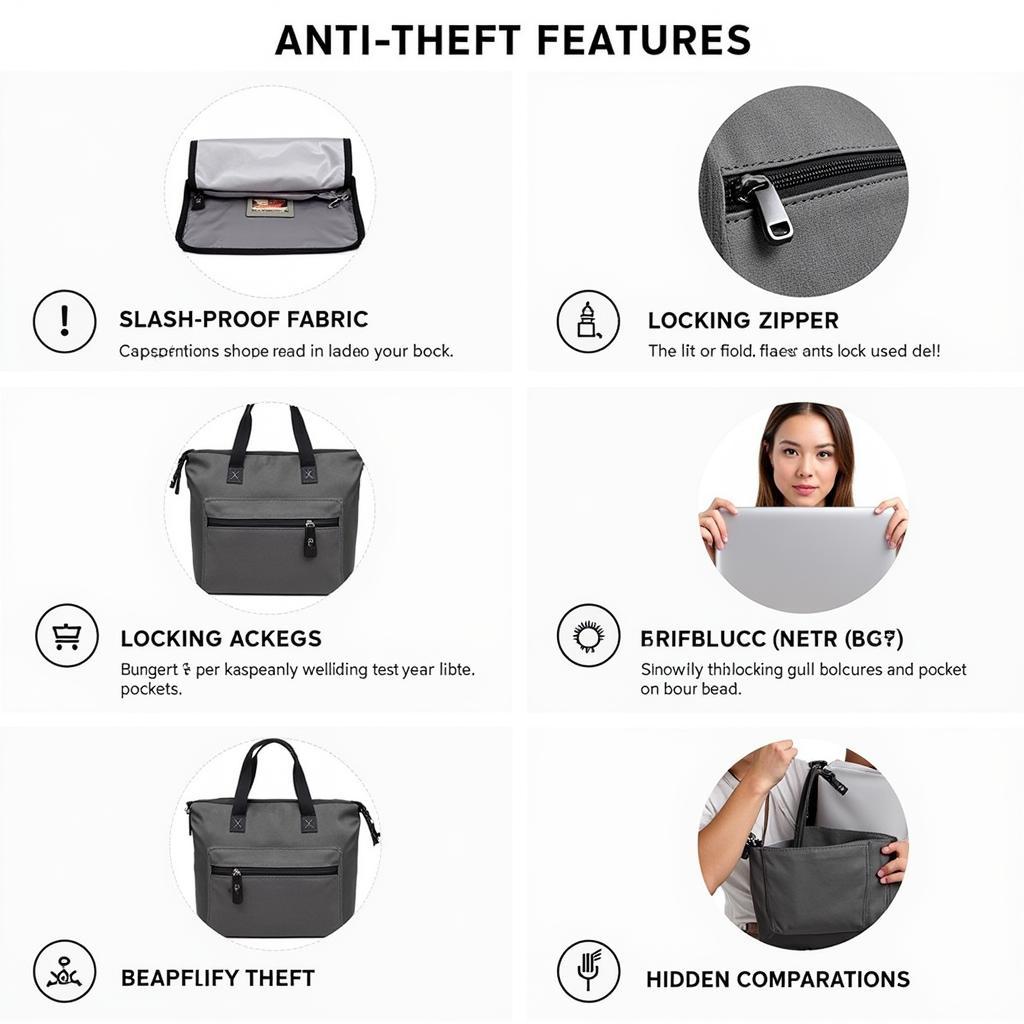 Anti-theft Bag Features