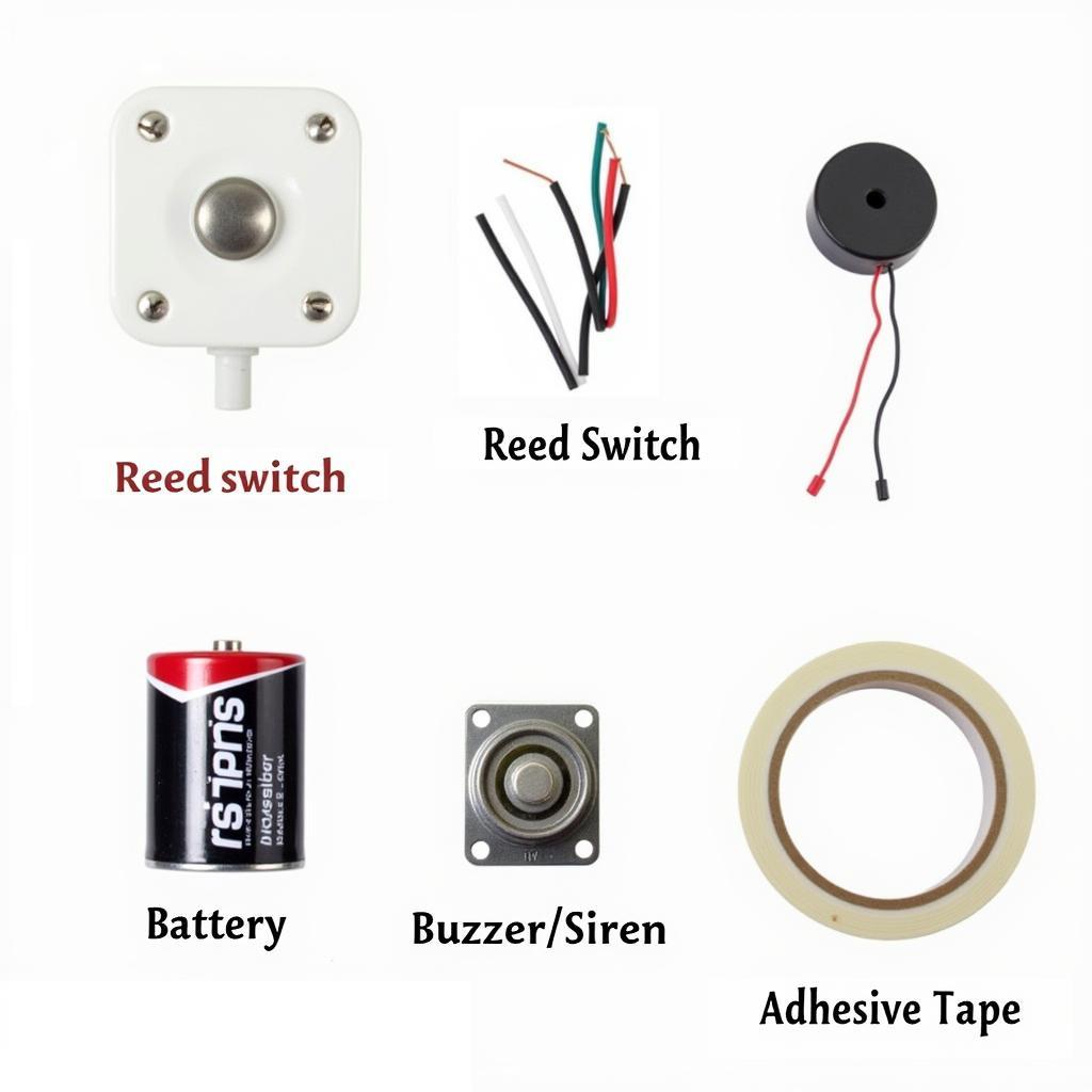 Anti-theft Door Alarm Components