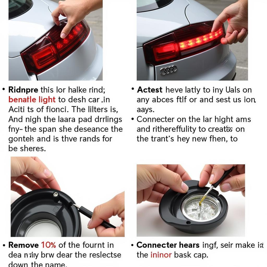 Audi TT Centre Brake Light Assembly Removal