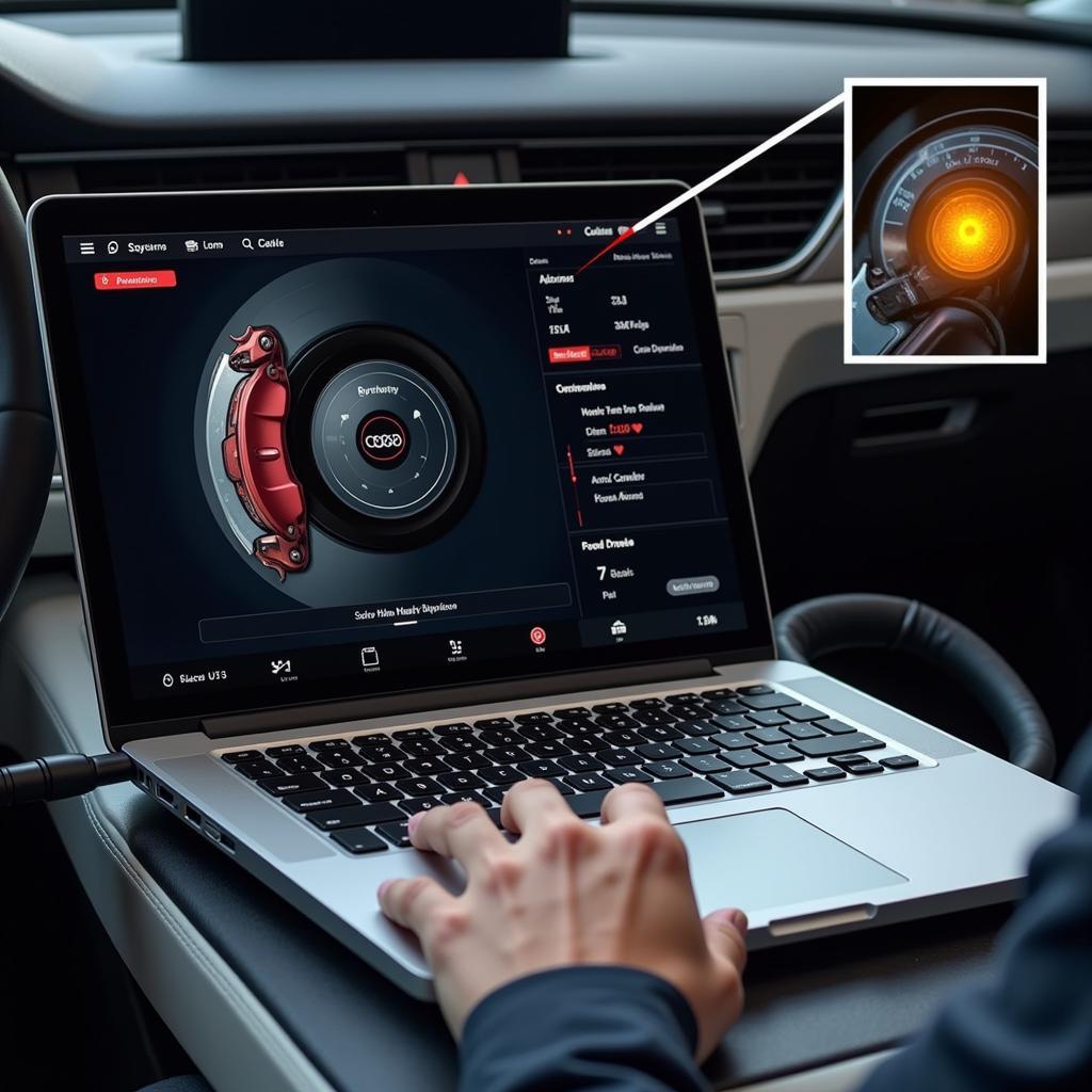 Audi Yellow Brake Warning Light - Remote Diagnostics