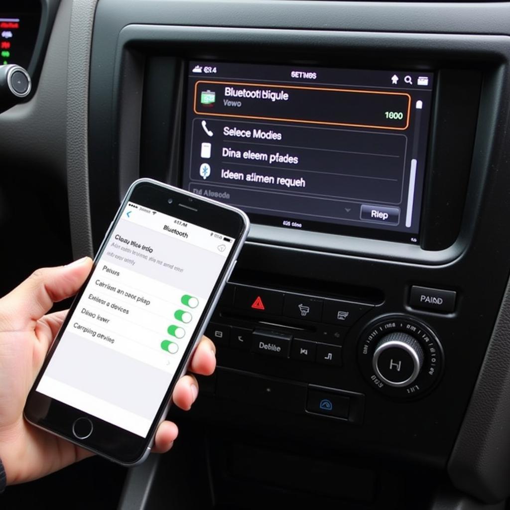 Pairing a Smartphone with a Bluetooth Car Radio