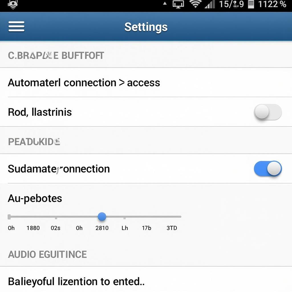 Customizing Bluetooth Car Radio Settings