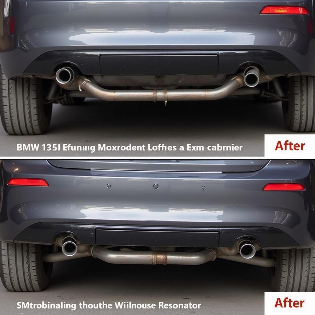 BMW 135i Exhaust Resonator Delete