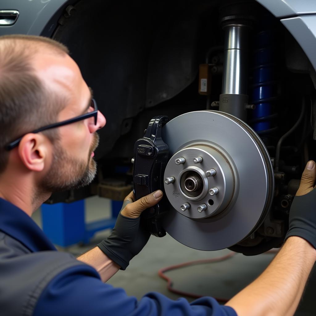 Checking the Brake System of a BMW 5 Series