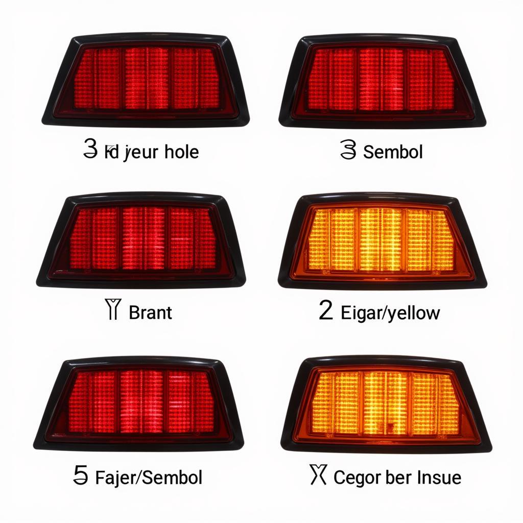 Variations in BMW Brake Warning Lights