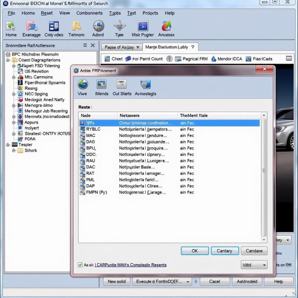 BMW Diagnostic Software Resetting the FRM Module