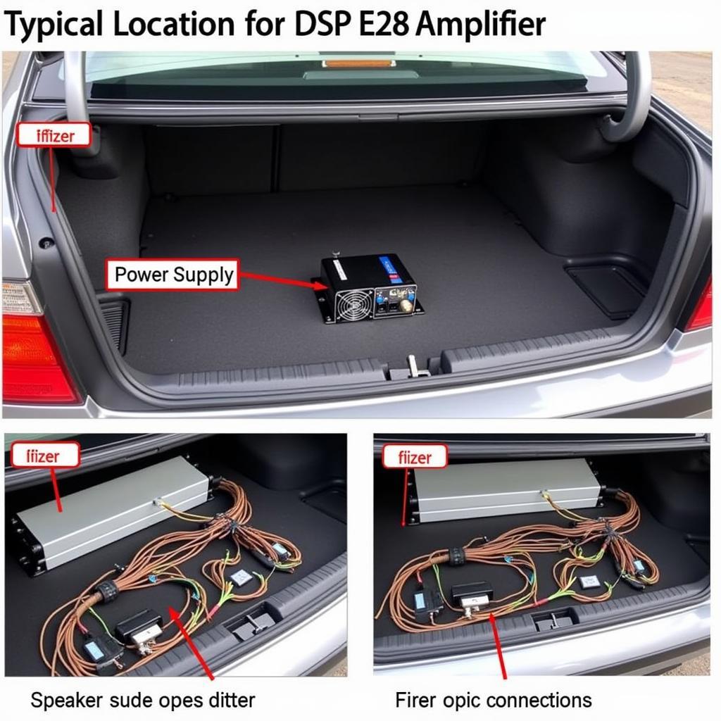 BMW E38 DSP Amplifier Location