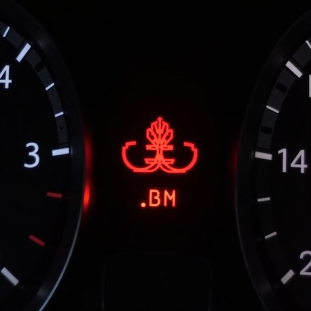 BMW E60 Brake Warning Light Display