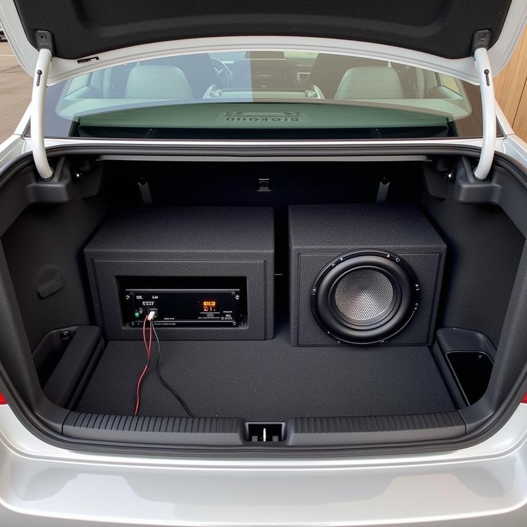 BMW E60 Subwoofer Installation