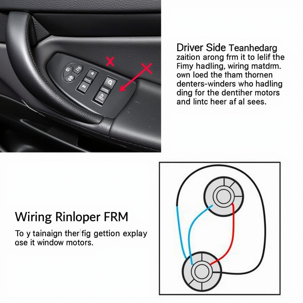 BMW E90 FRM Window Malfunction Illustration