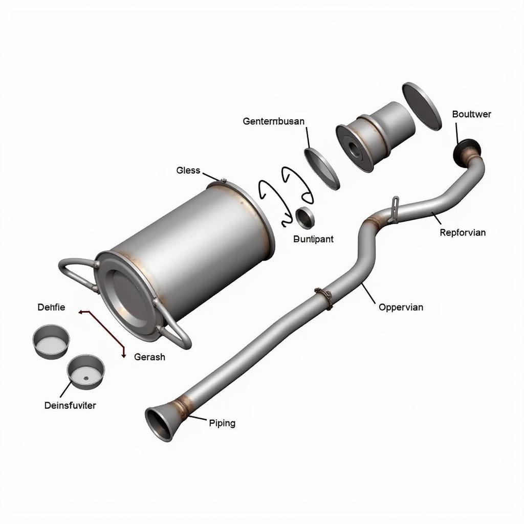 BMW Exhaust System Components: Muffler, Resonator, and Piping