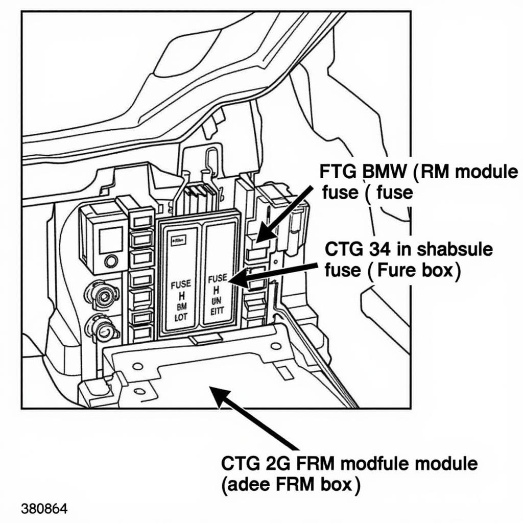 BMW FRM Module Fuse Box Location