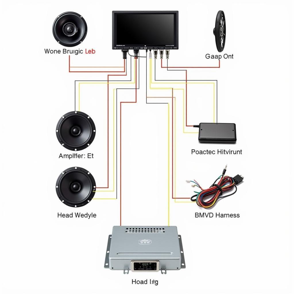 BMW K1600 Audio System Components