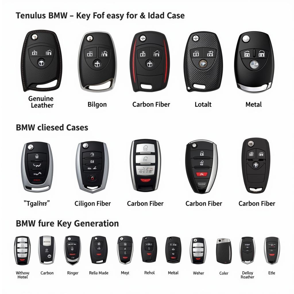 Different Types of BMW Key Fob Cases