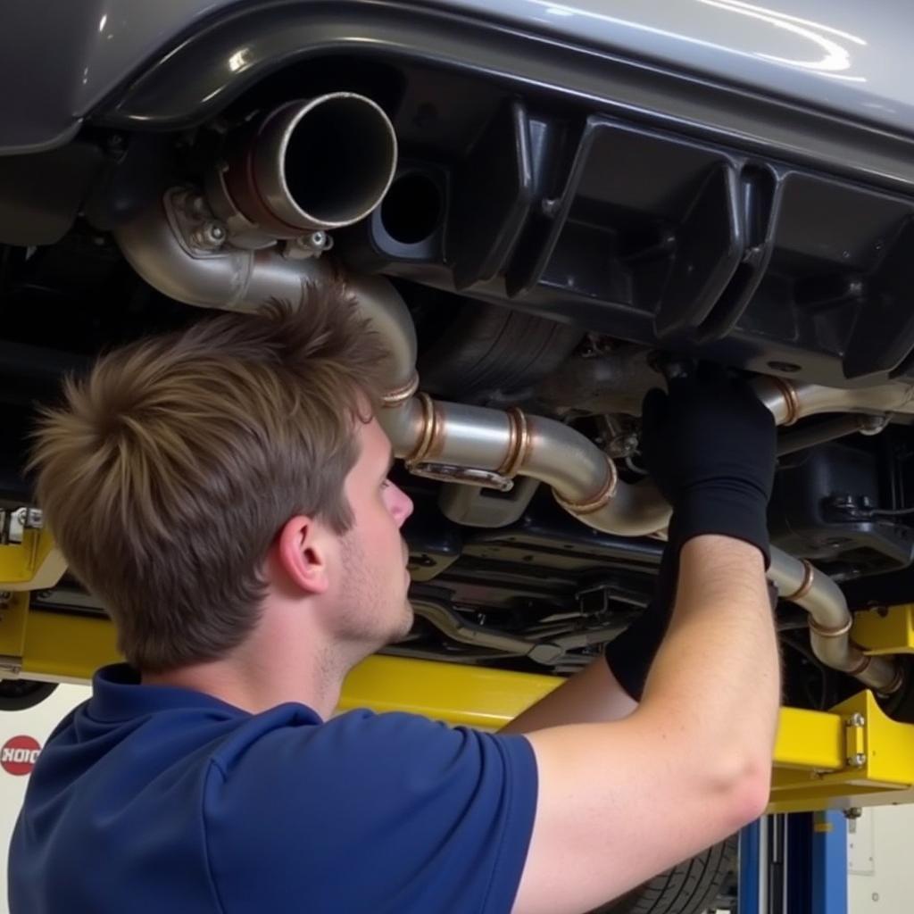 BMW M2 2018 Exhaust System Inspection