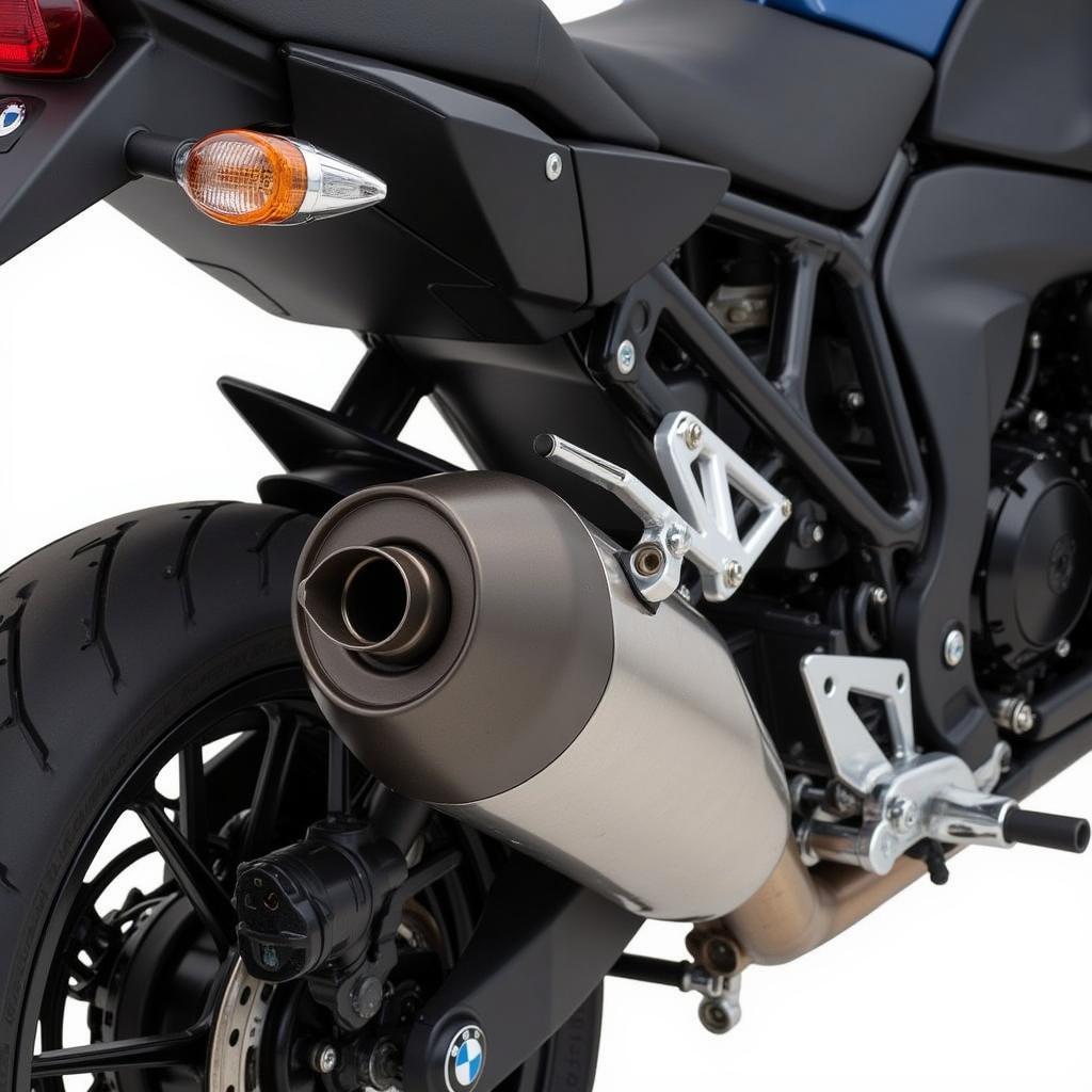 BMW R nine T Stock Exhaust System