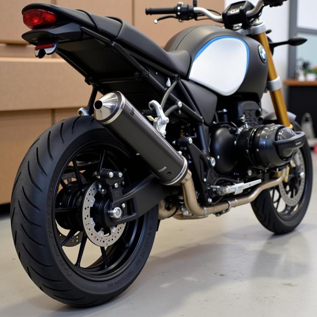 BMW R nineT Scrambler with Stock Exhaust