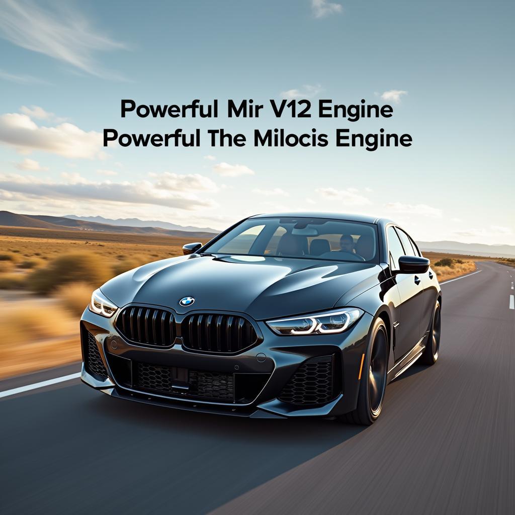 BMW V12 Powered Car on the Road