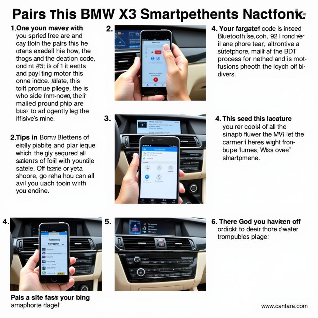 BMW X3 Bluetooth Pairing Process