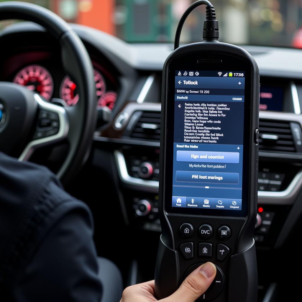 Using a Diagnostic Scan Tool on a BMW X3