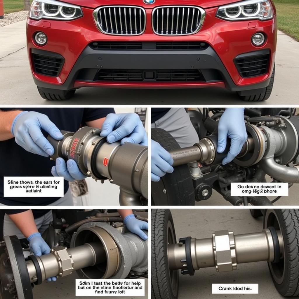 BMW X3 Driveshaft Installation Process