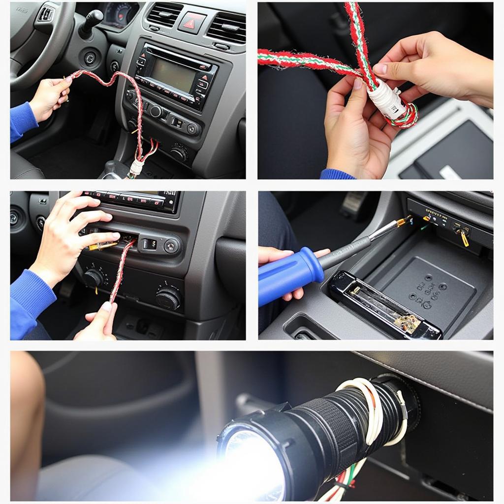 BMW X3 Radio Wiring Harness Inspection