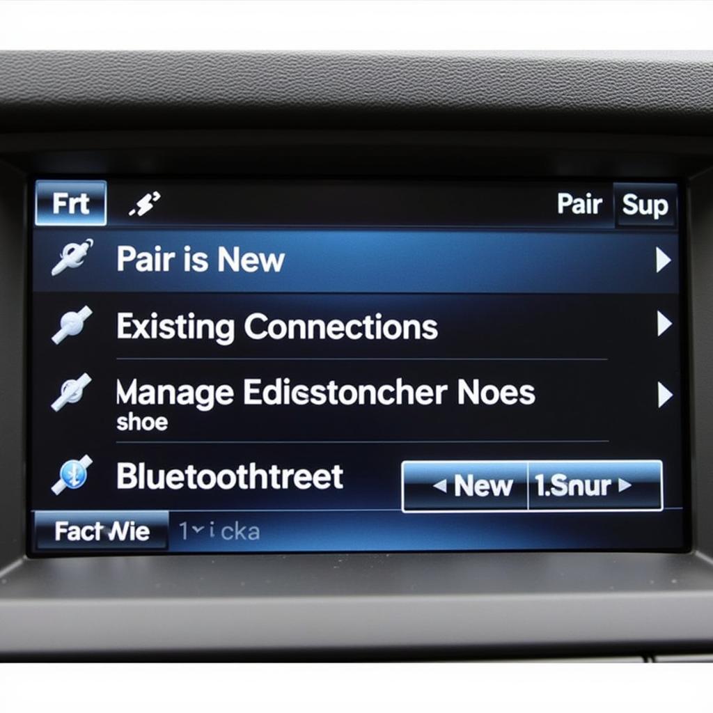 BMW X5 iDrive Bluetooth Menu and Audio Settings