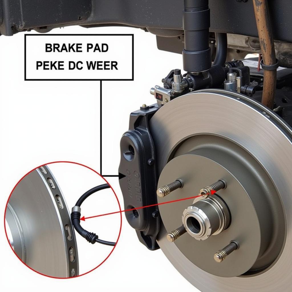 BMW X5 Brake Pad Sensor Location