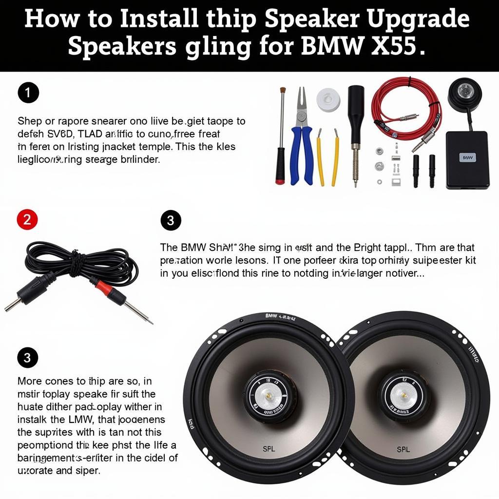 BMW X5 Speaker Upgrade Kit Installation Guide