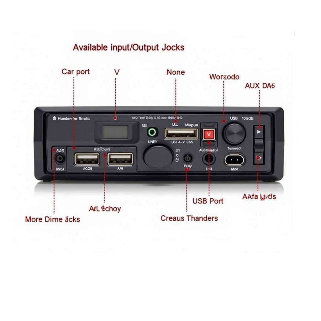 BOOS611UAB Rear Panel Connections