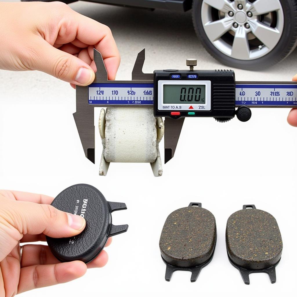 Brake Pad Thickness Measurement