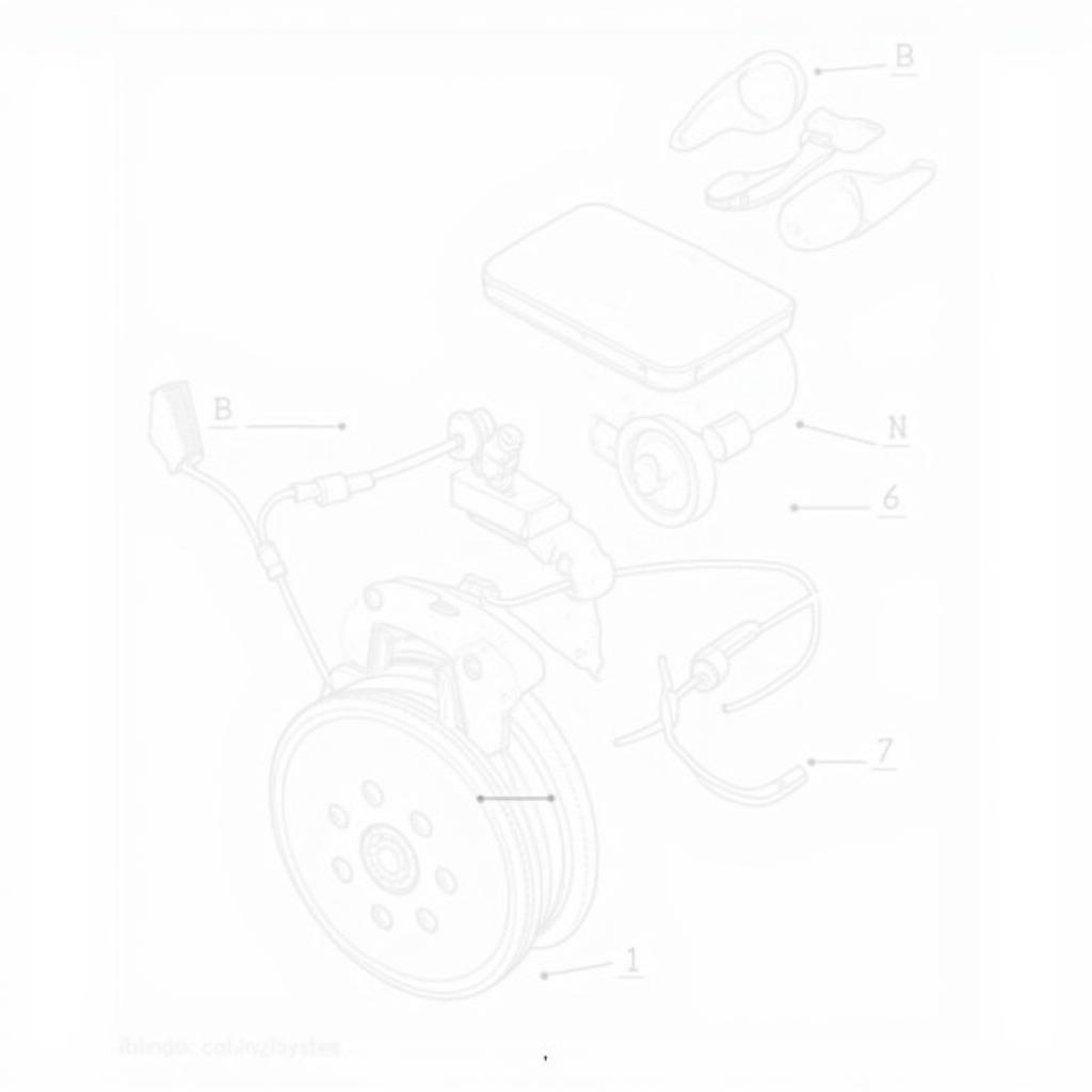 Brake Pad Warning System Components