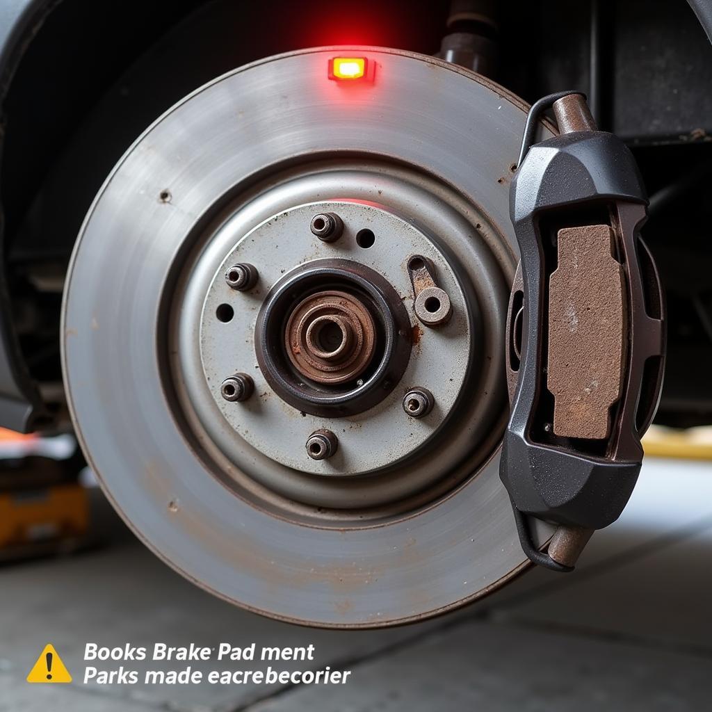 Brake Pad Wear Indicator Triggering Warning Light