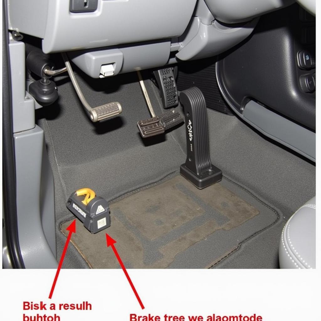 Brake Pressure Warning Switch Location in a GM Vehicle