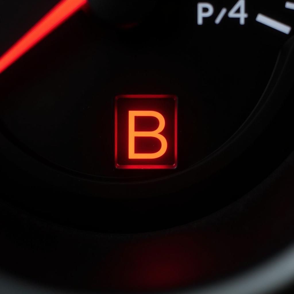 Brake Warning Light Illuminated on Toyota 4Runner Dashboard